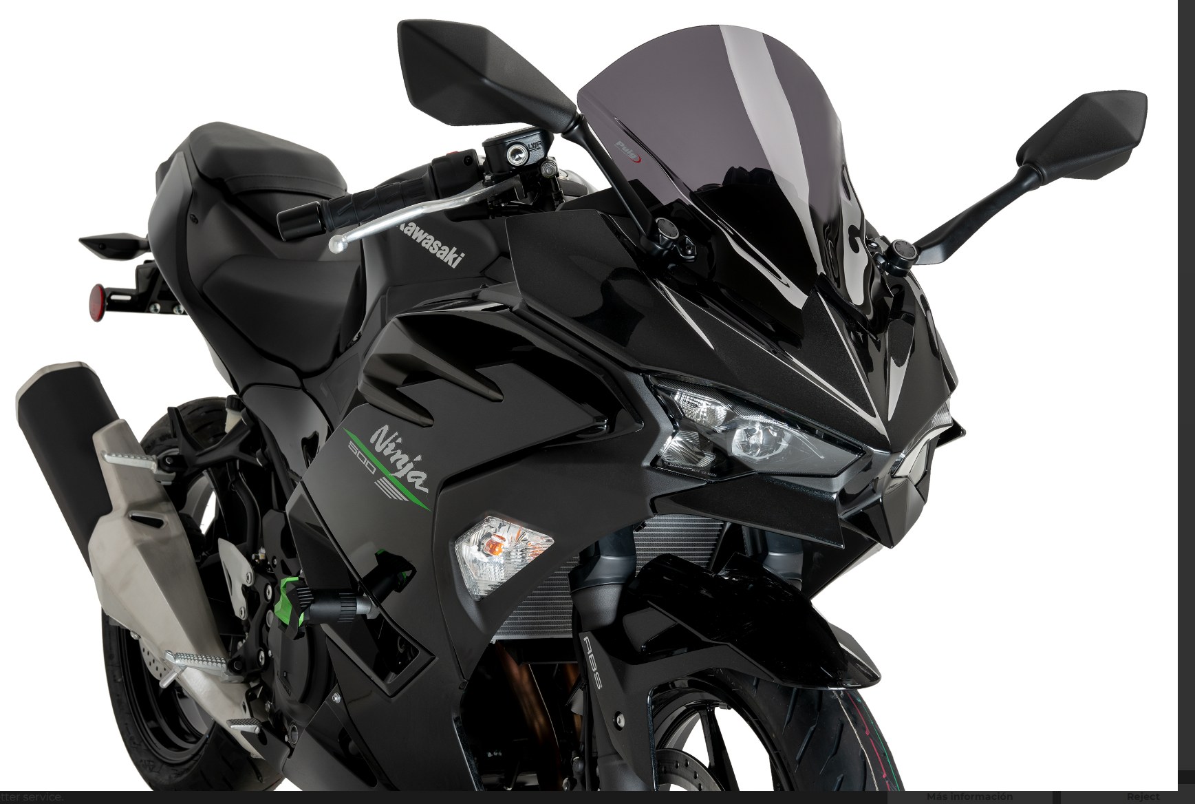 What windscreen is best for reducing wind noise on a Ninja 1000sx?
