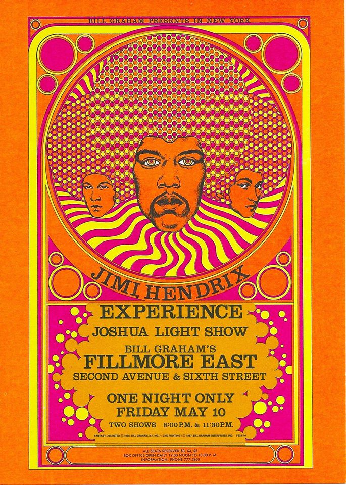 年代物フェスポスターTHEDOORSMILESDAVISJimiHendrix 年代物フェス