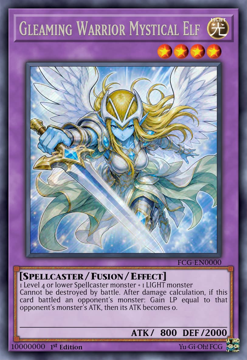 mystical elf yugioh card Yu-Gi-Oh! - (LOB-062) - Legend of Blue Eyes White Dragon - Unlimited Edition anime fans GLEAMING WARRIOR MYSTICAL ELF MGH
