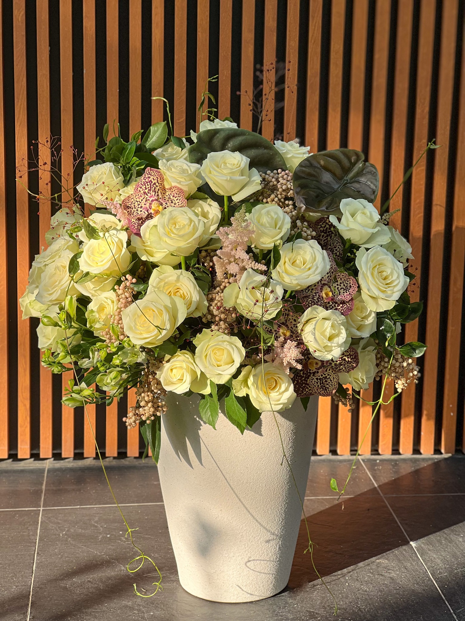 Snowstorm roses