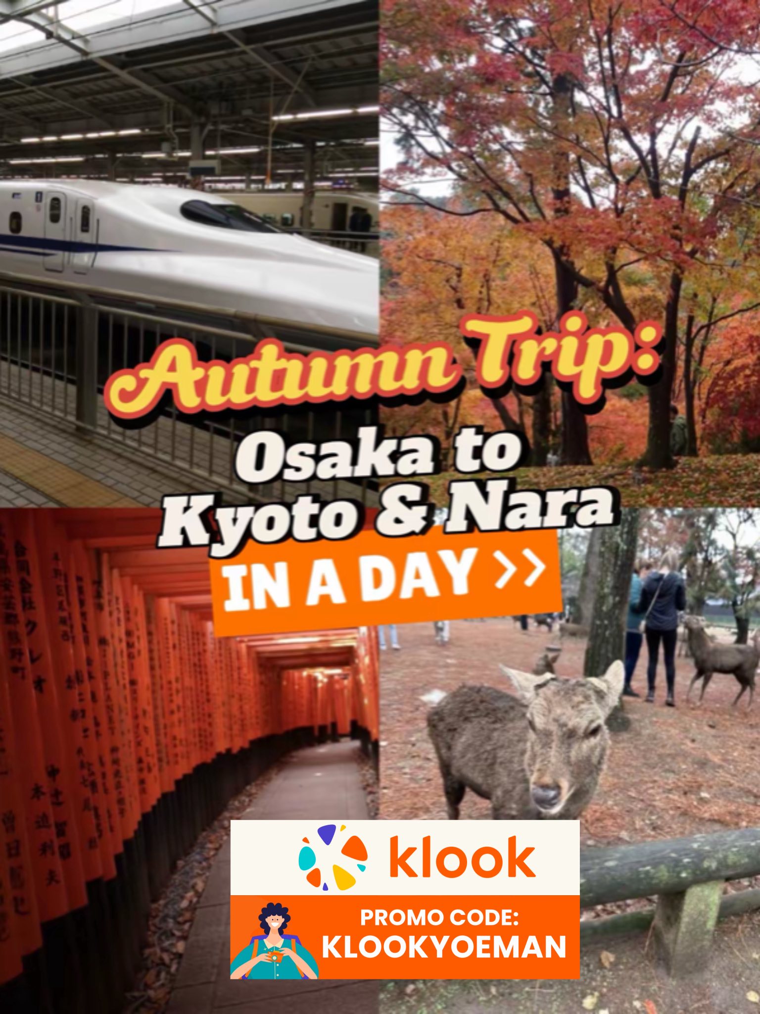 Autumn Trip: Osaka to Kyoto & Nara in a Day! | Facebook
