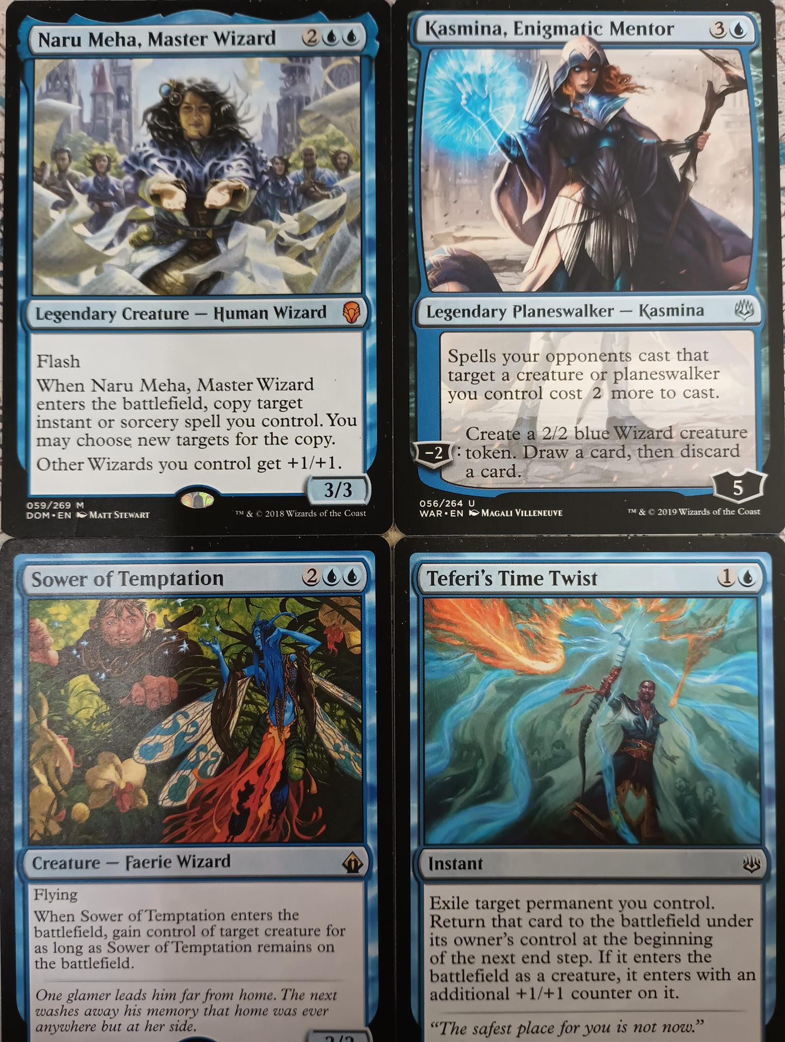 wizard commander deck mtg - Mono Blue - EDH - 100 Card - Custom Magic The Gathering Deck Commander Masters Commander Decklists
