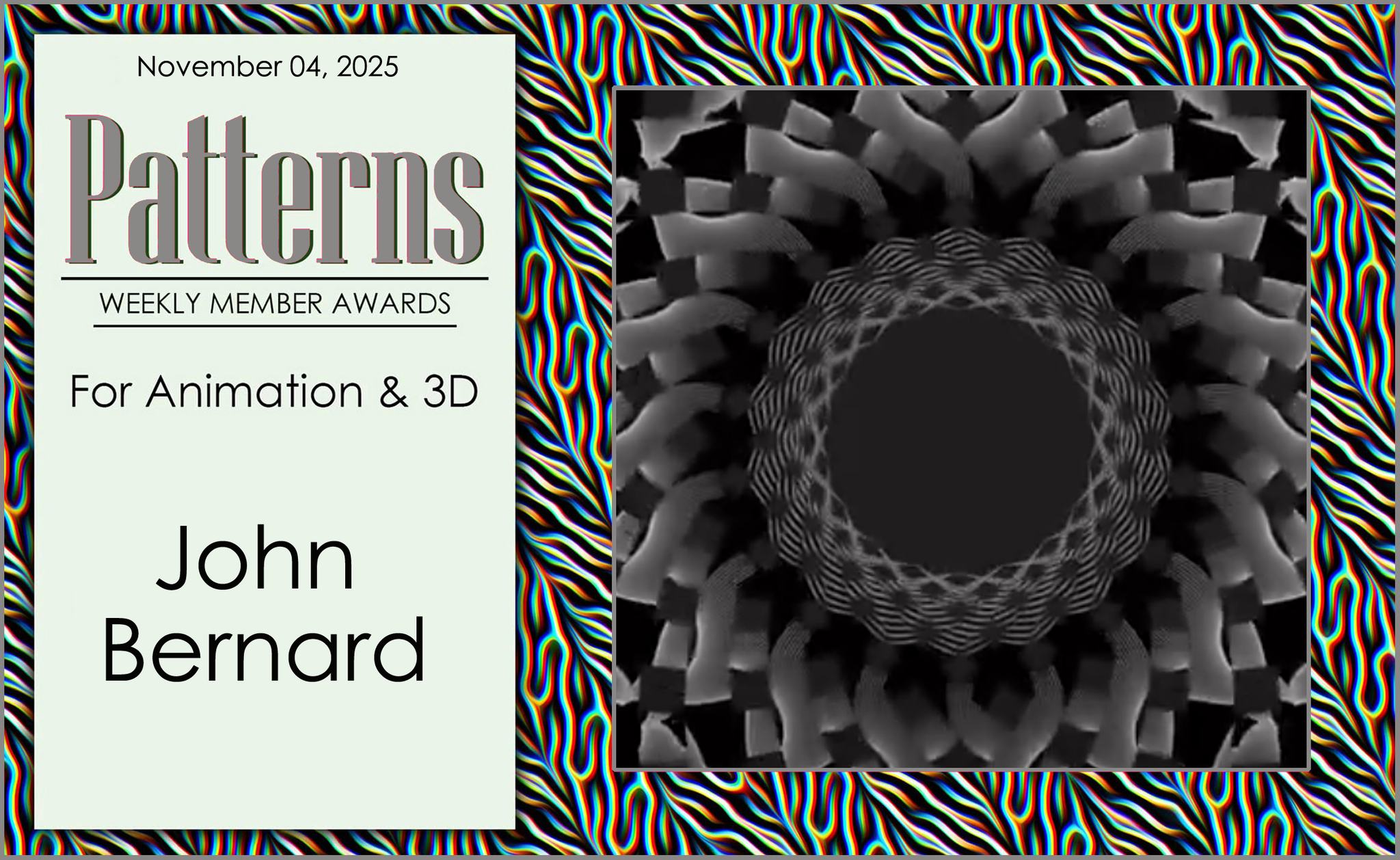 Patterns | John Bernard is Stephen Sink's pick to win our Animation ...