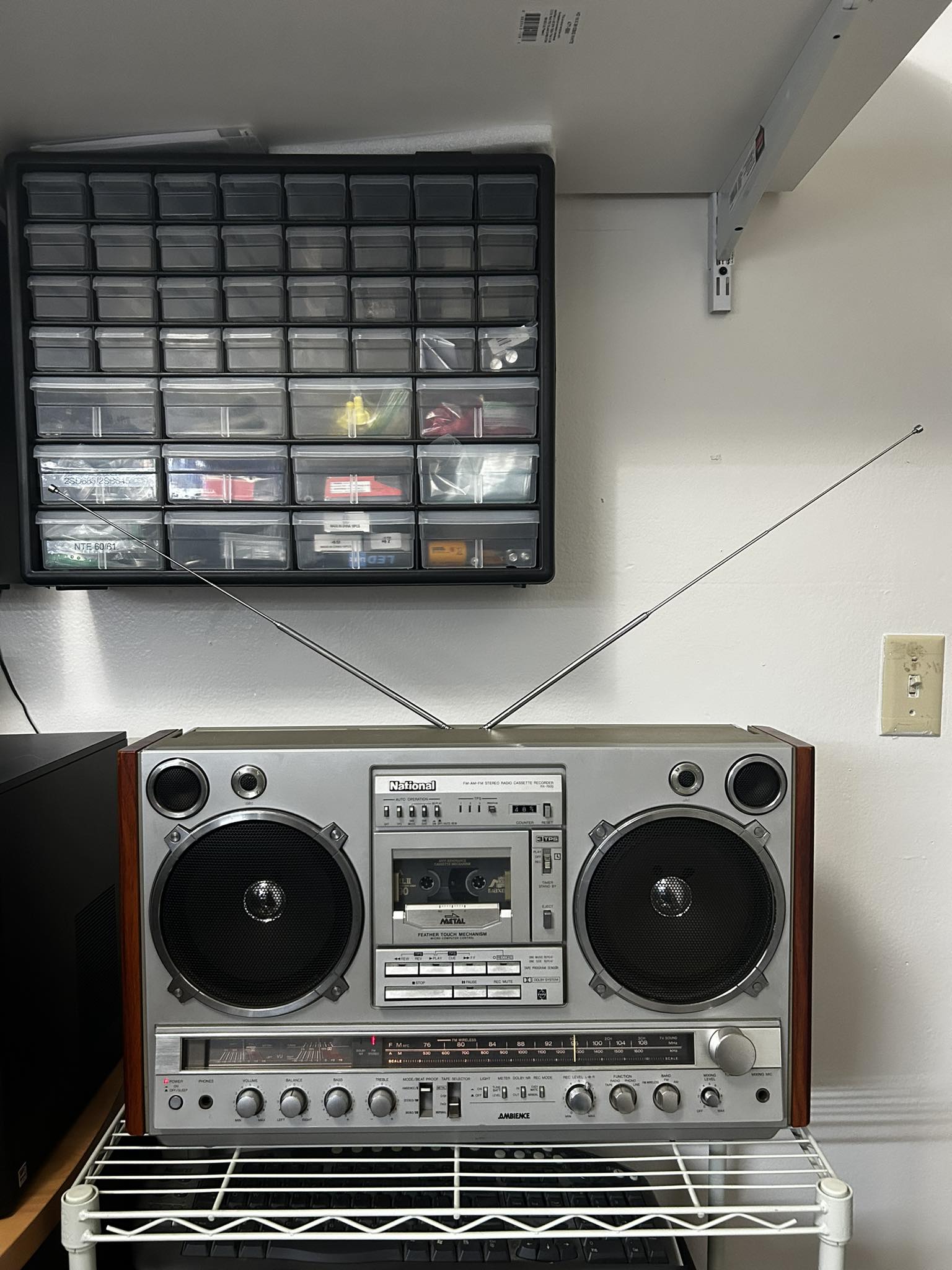 National RX-7000 boombox after full rebuild