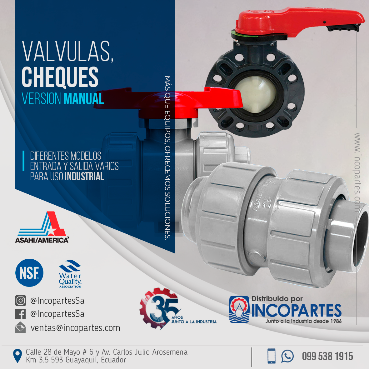 Incopartes S.A - Los productos de válvula y actuación de...