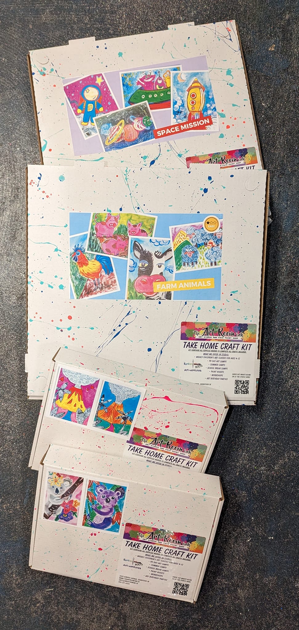 Now available: Take home art kits! We... - The Art Room ink.