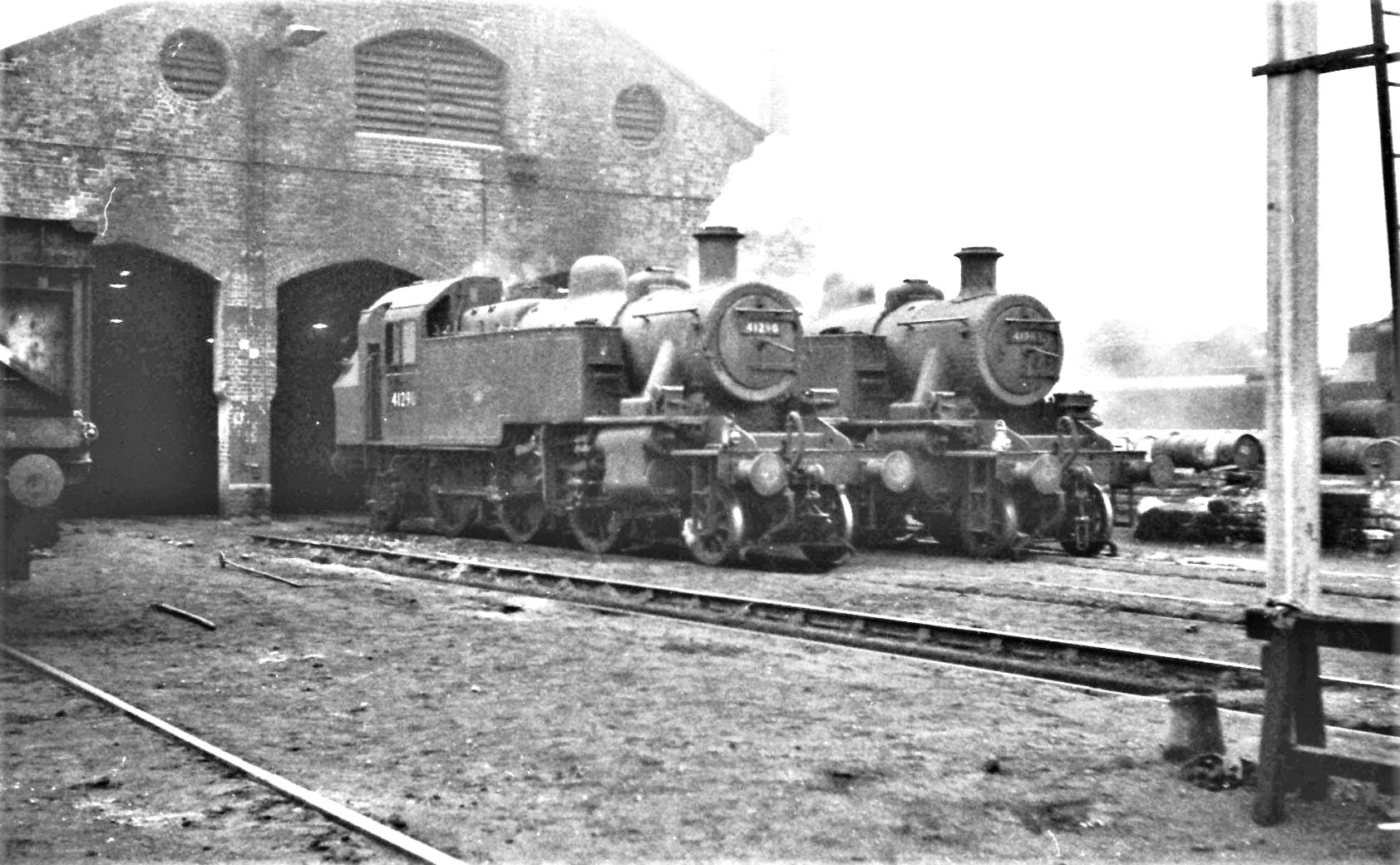 British Railways Steam 1948 -1968 | Ivatt tanks Nos 41290 and 41283 on ...