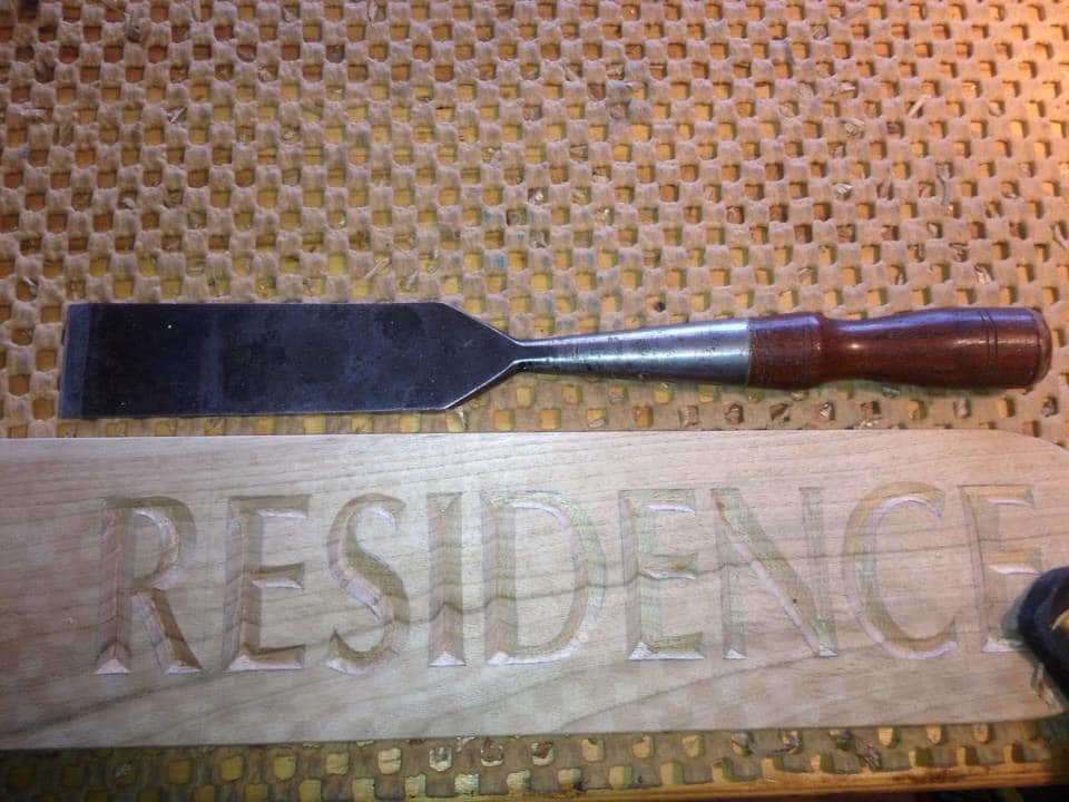 Woodfish - I use this 150 year old chisel to carve all my...