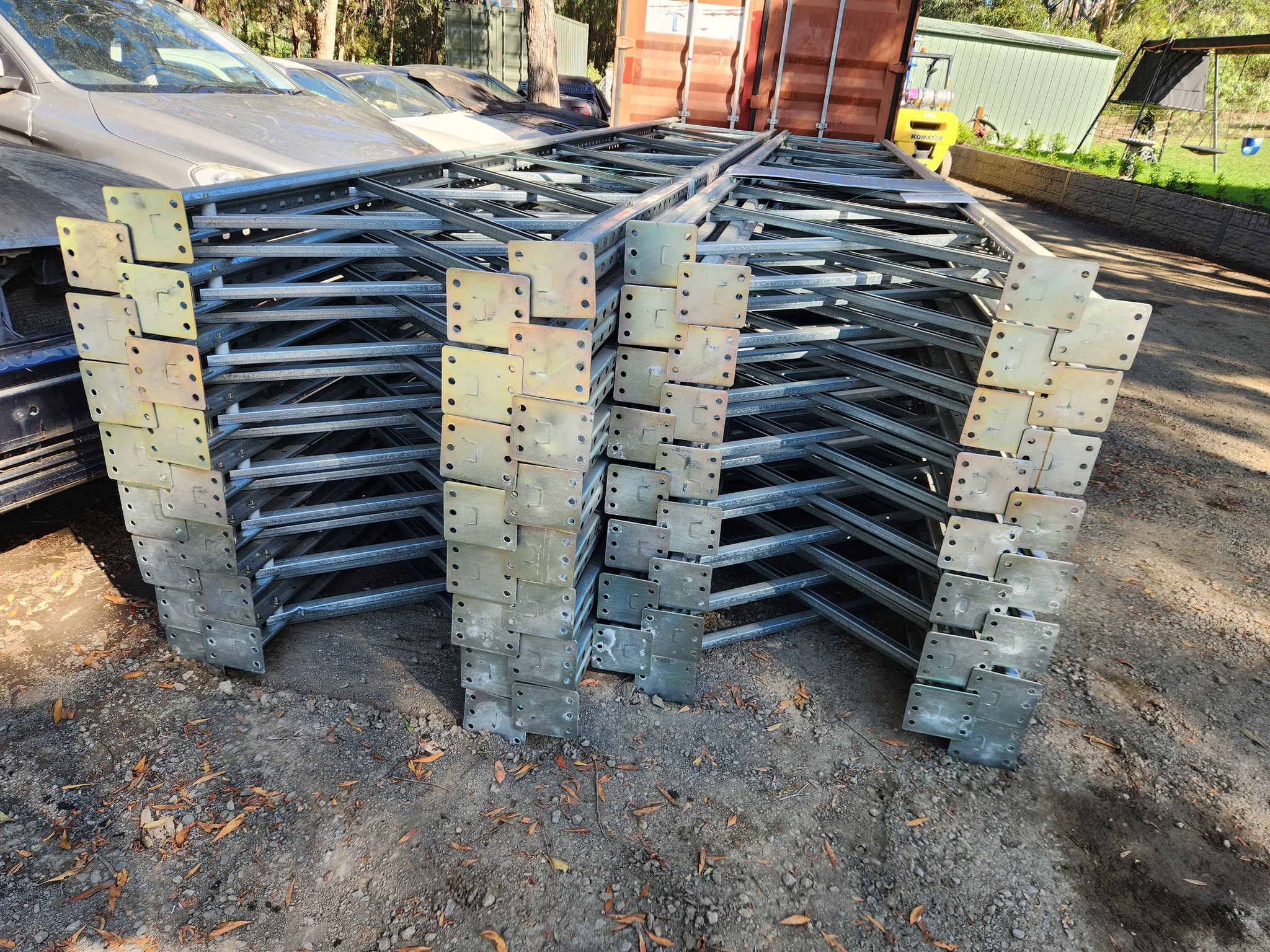 Palet racking x42 ,6mtr uprights x140 ,2600 x beams - Vehicle Trailers ...