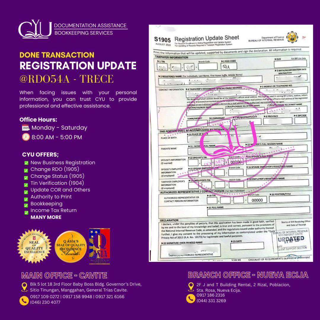 Accounting, Bookkeeping, BIR Tax filing and Updates | PTPA! | Facebook