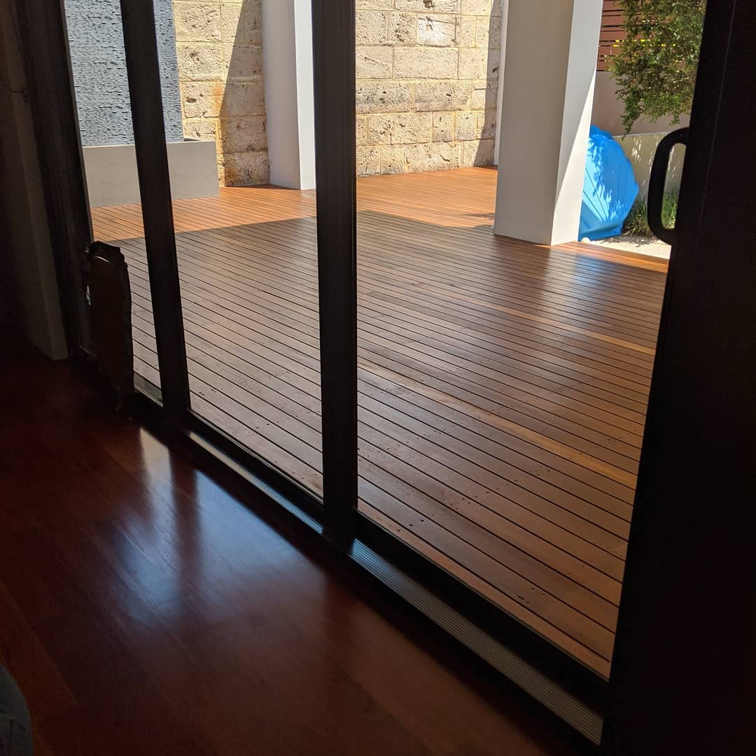 12 year old Batu deck... - West deck timber restoration