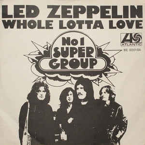 Led Zeppelin's Whole Lotta Love certified Gold in the US