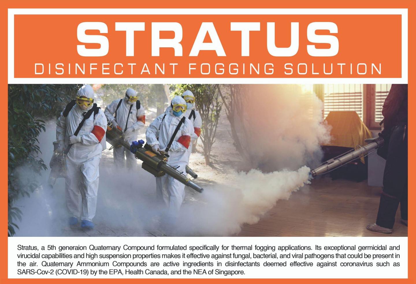 ELA - Introducing STRATUS, our solution to your fogging disinfection ...