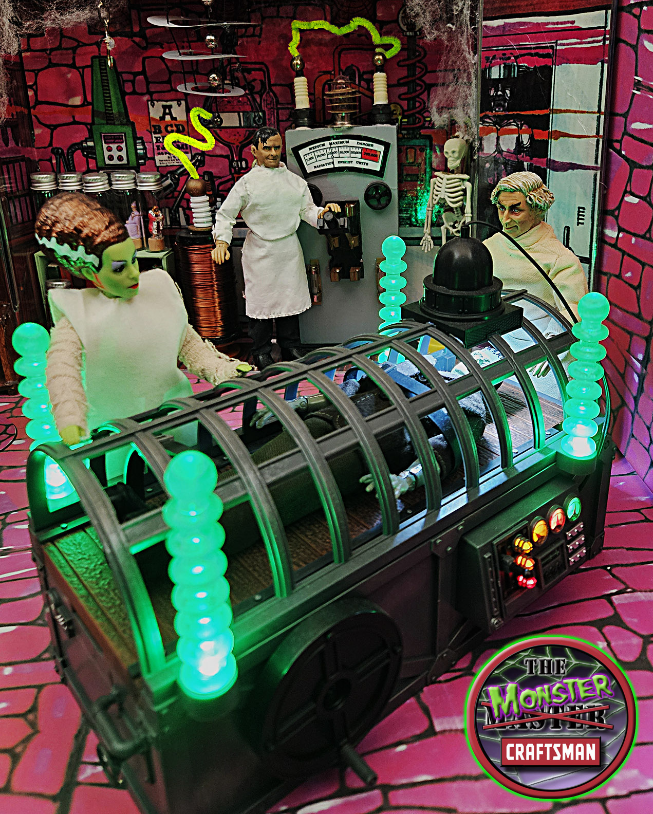Remco 1980 Universal Monsters Set Non-Glow Versions