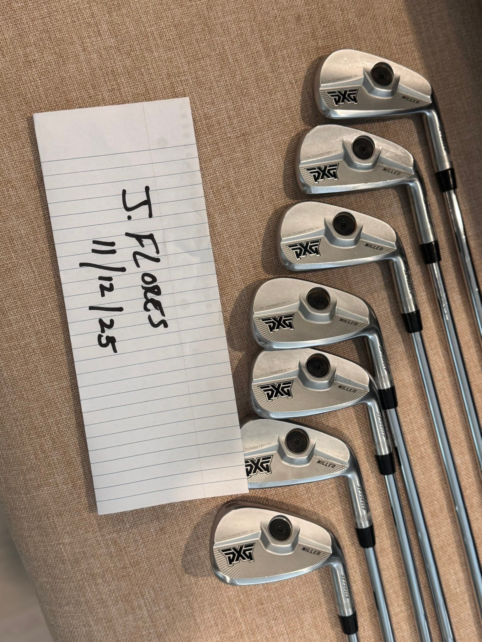 PXG 0317T. 4-PW. Standard Loft,Length and Lie. Midsize golf pride 