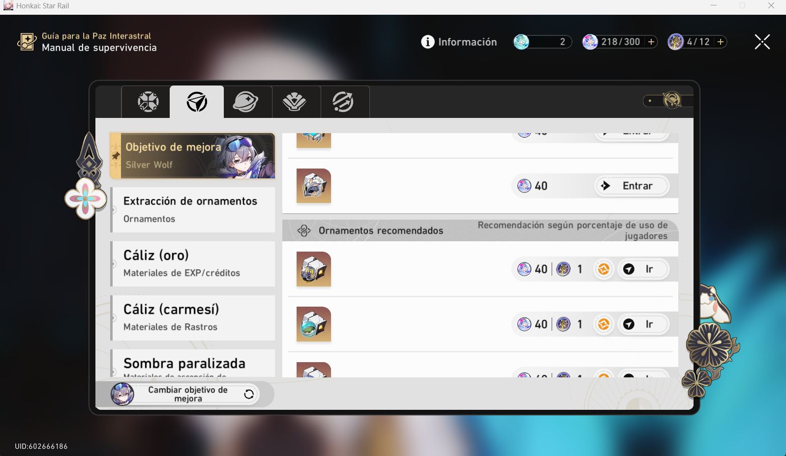 Honkai : Star Rail Latam | como arma a silver | Facebook
