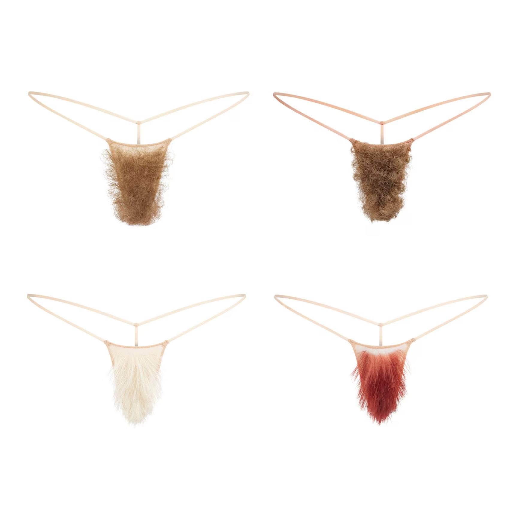 Kim Kardashian's bush collection and kewchie hair thongs
