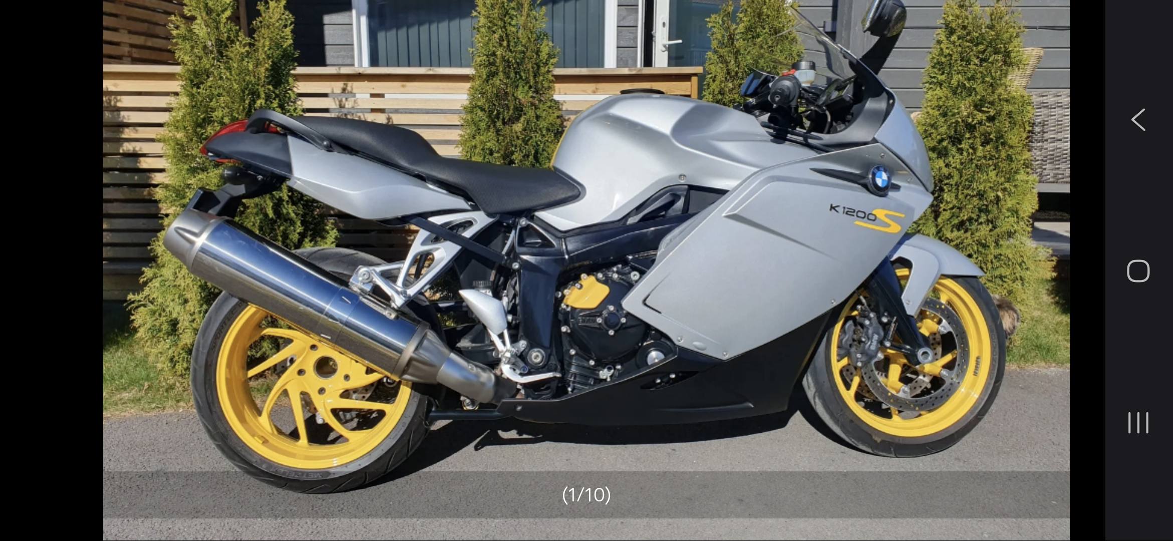 BMW K100RS and K1200S motorcycles