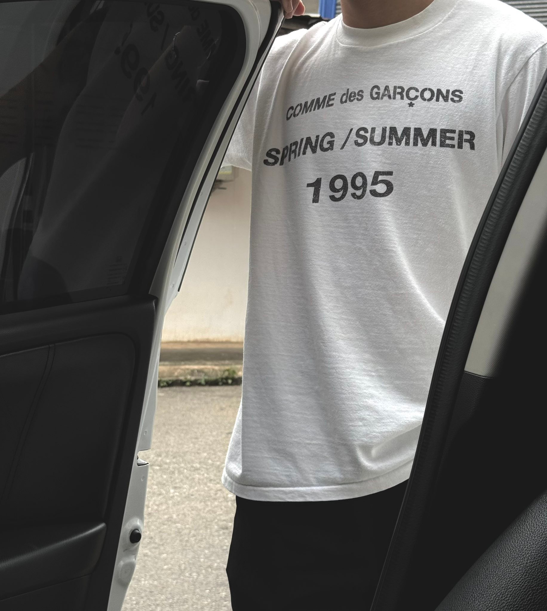 Timeless. Effortless. Always iconic. COMME des GARÇONS été 1986