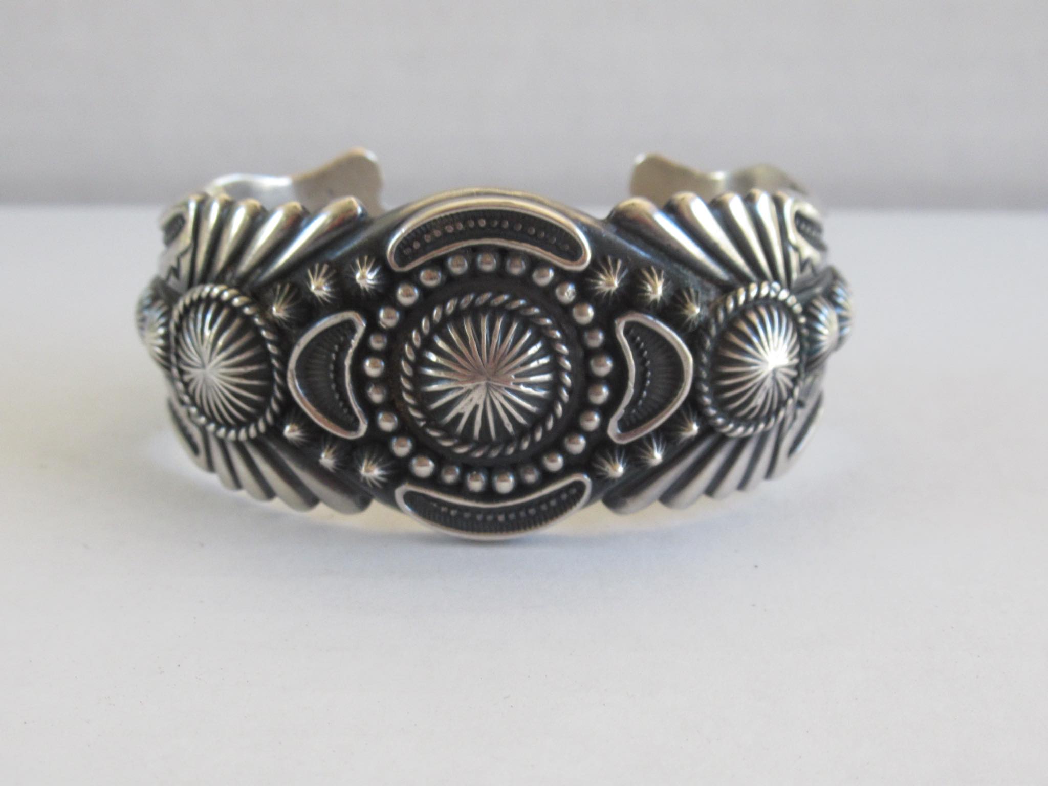 Harry H. Begay Navajo sterling silver ingot bracelet for sale