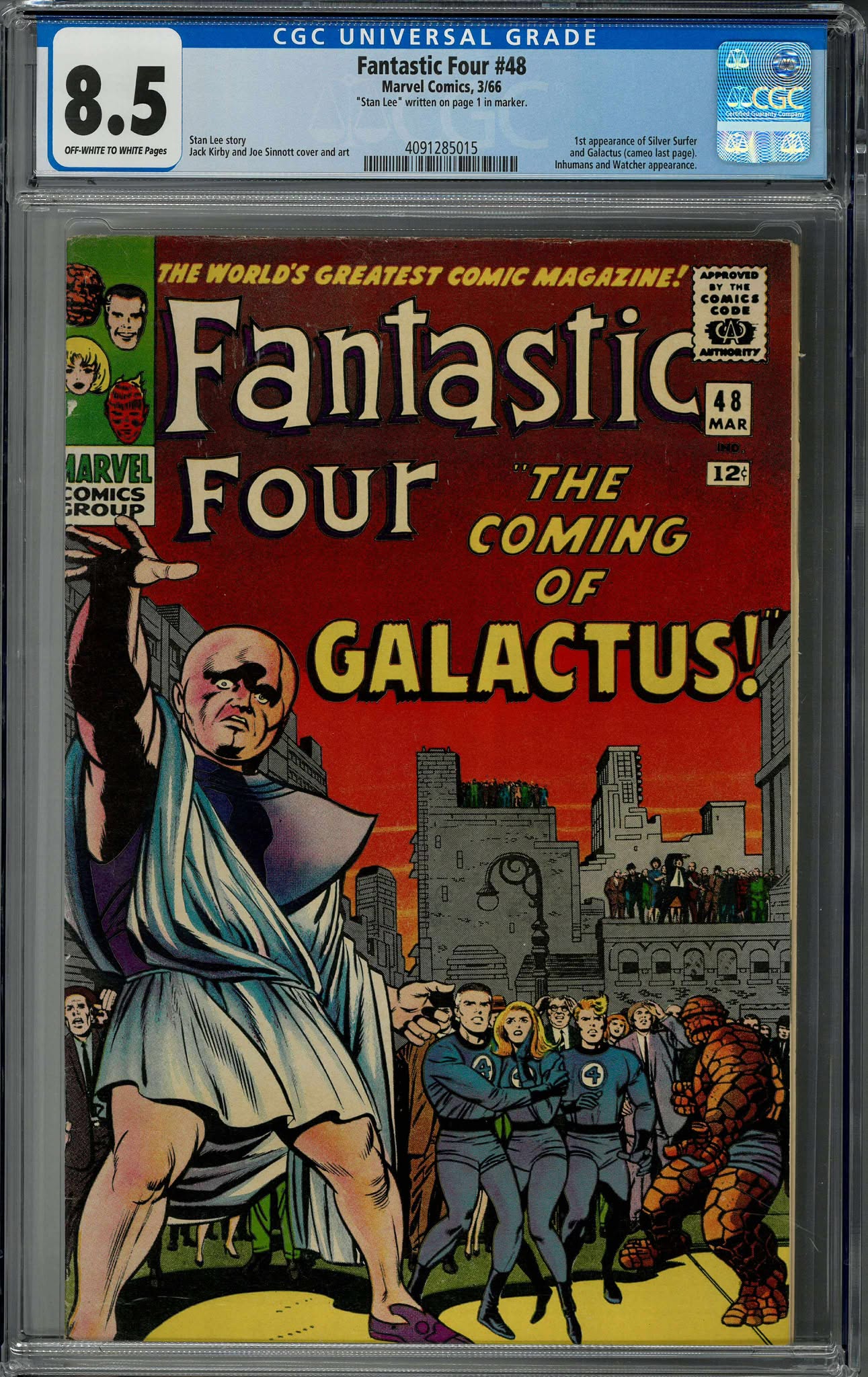 Fantastic Four 5 - CGC 2.0 - Marvel 1962 First appearance of