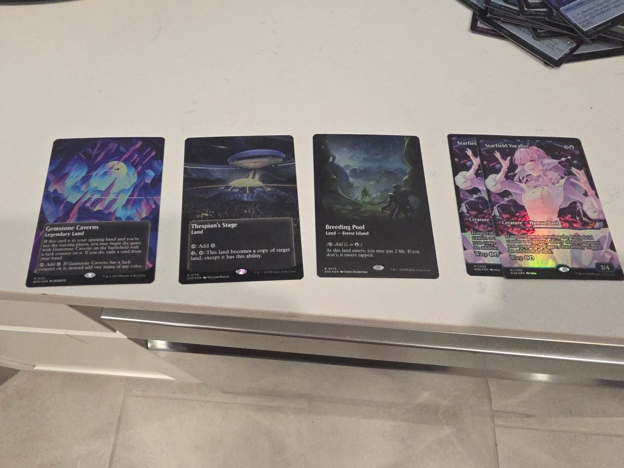 All cold foils Attack of the Vine - 54 cards total. PM me if