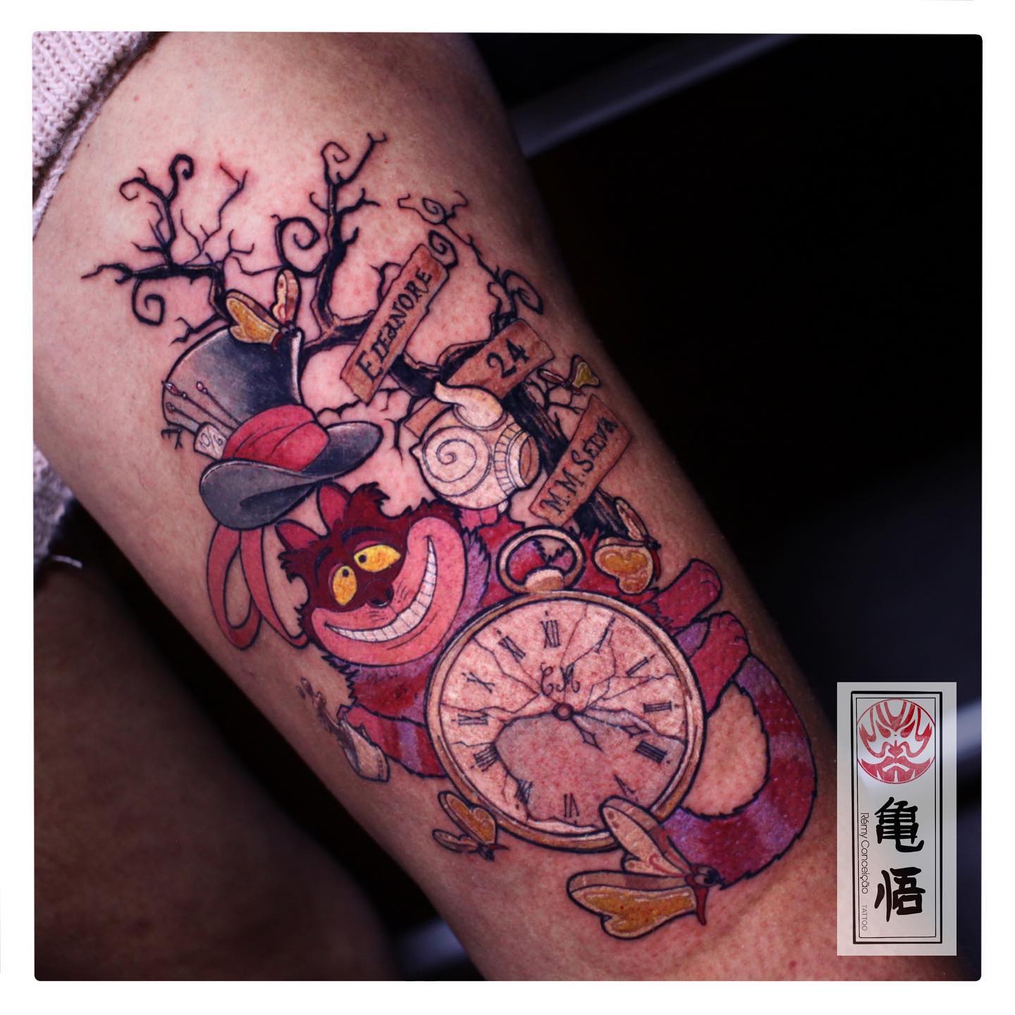 Tatouage Alice Au Pays Des Merveilles