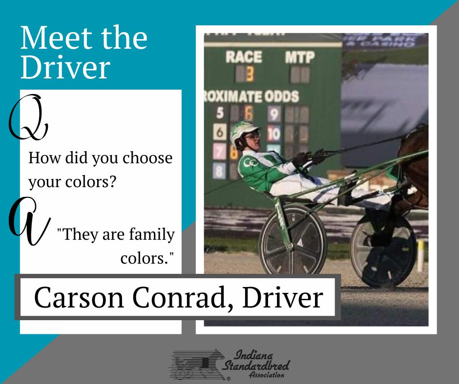 Meet Carson Conrad, a... - Indiana Standardbred Association | Facebook