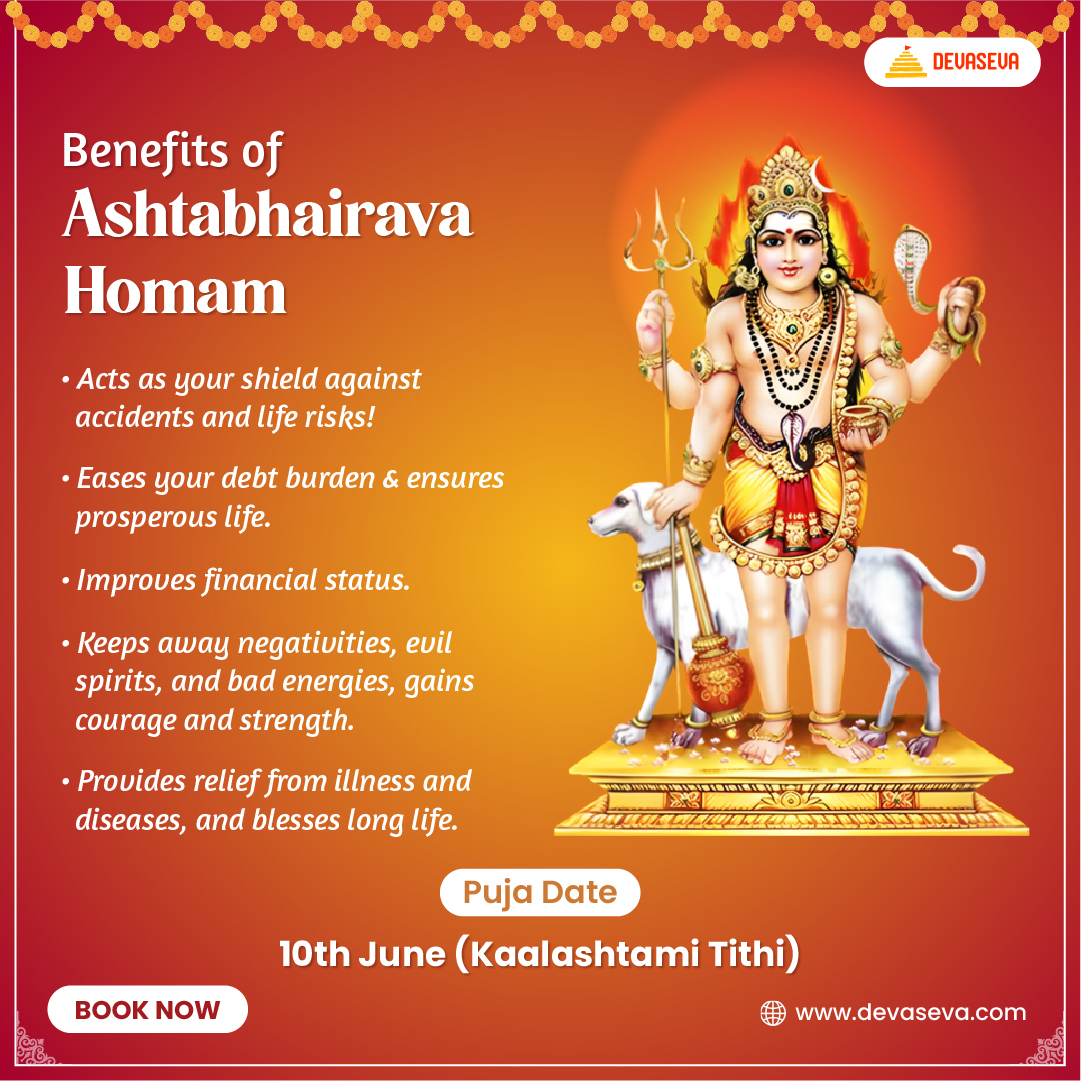 Devaseva - On the occasion of Kalashtami (June 10th),...
