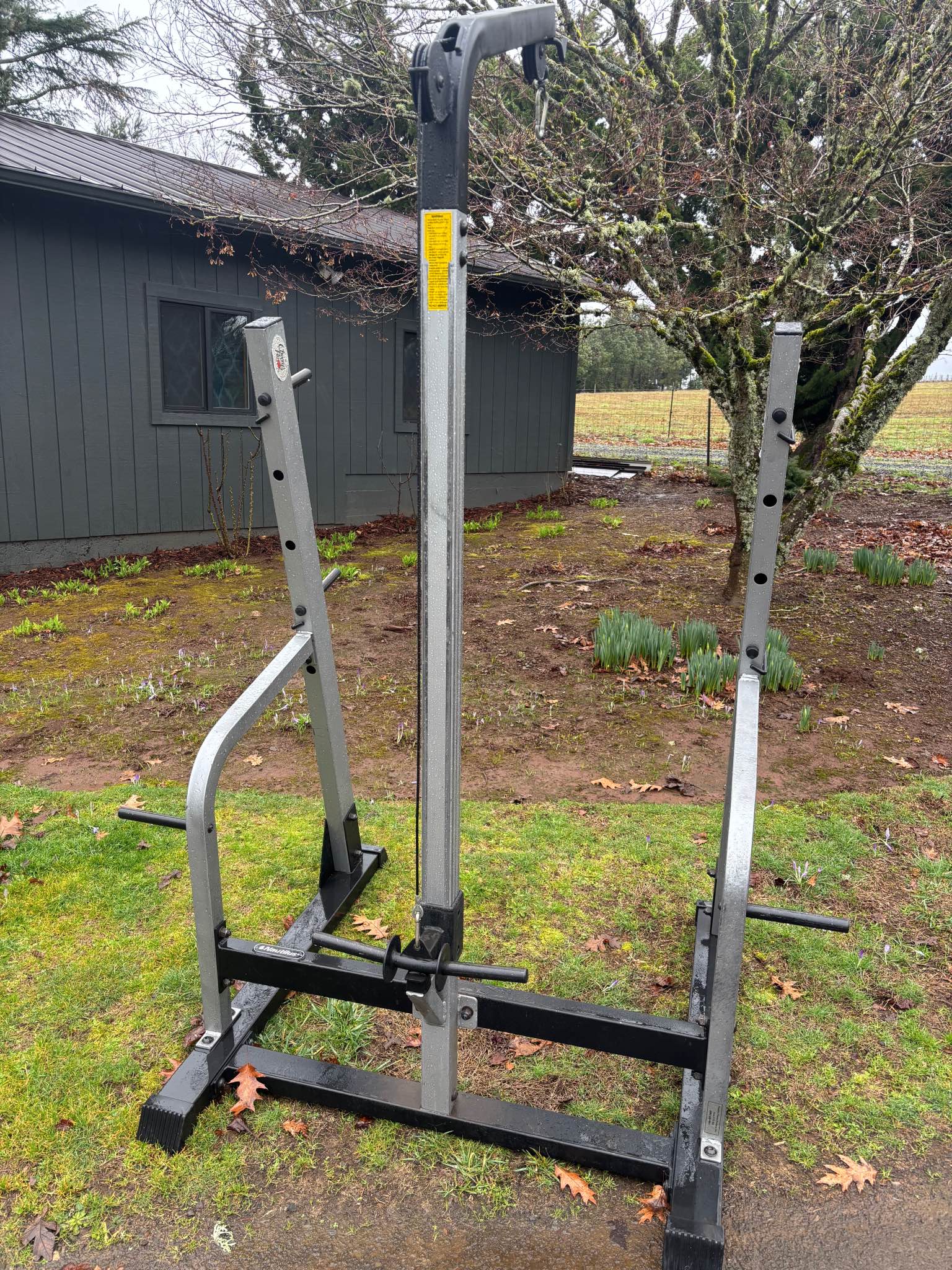 Nautilus Power Rack, weight rack, gym equipment, weights, pulldown ...