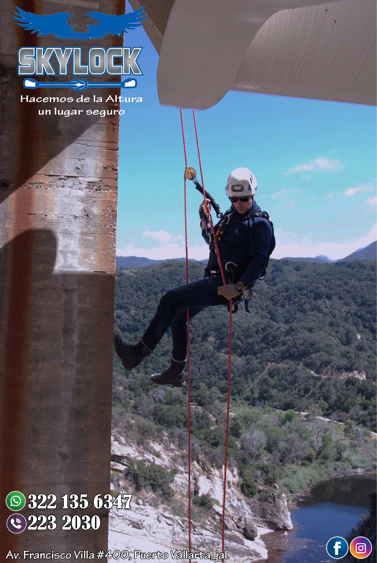 La técnica de Rope Access... - Skylock Trabajo en Alturas | Facebook