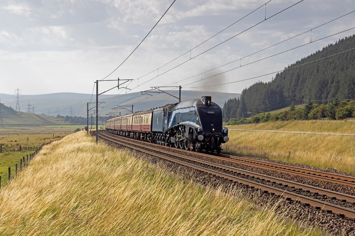 2.ラージセット LNER A4 Class No 60007 Sir Nigel Gresley pulling the Edinburgh