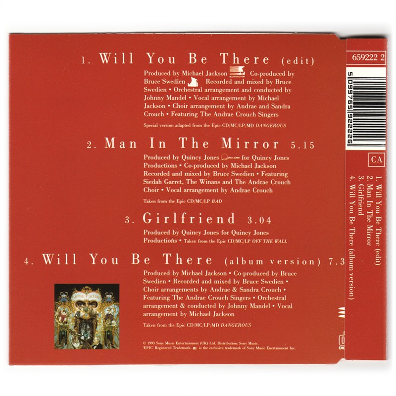 Michael Jackson's Will You Be There hits #7 in US