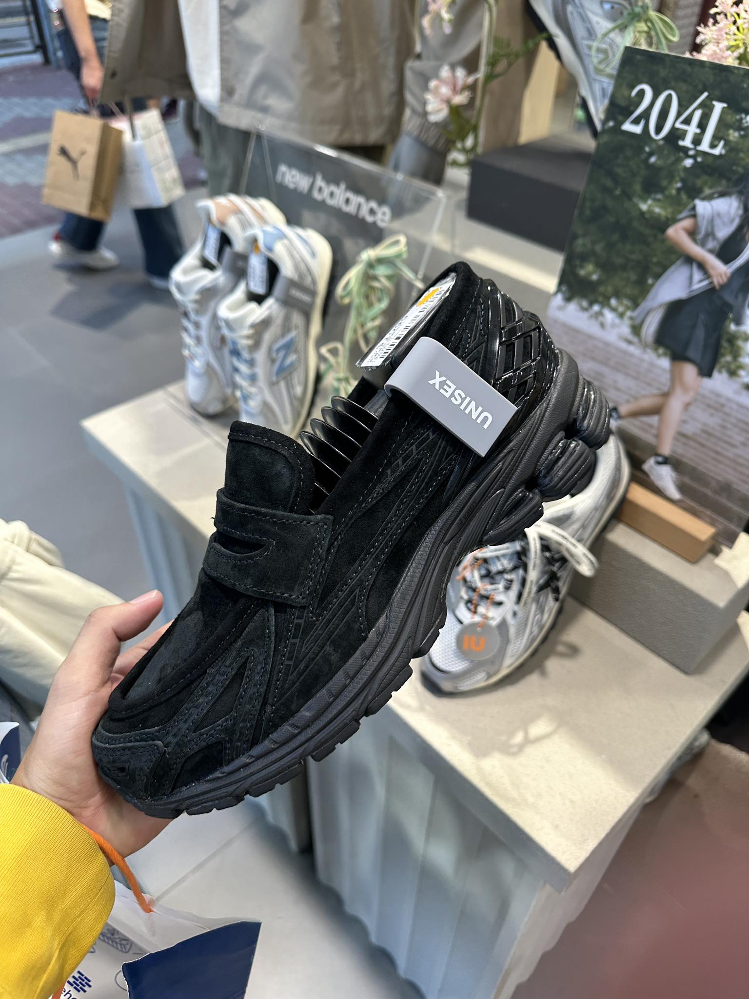 New Balance 1906 loafers black suede for sale