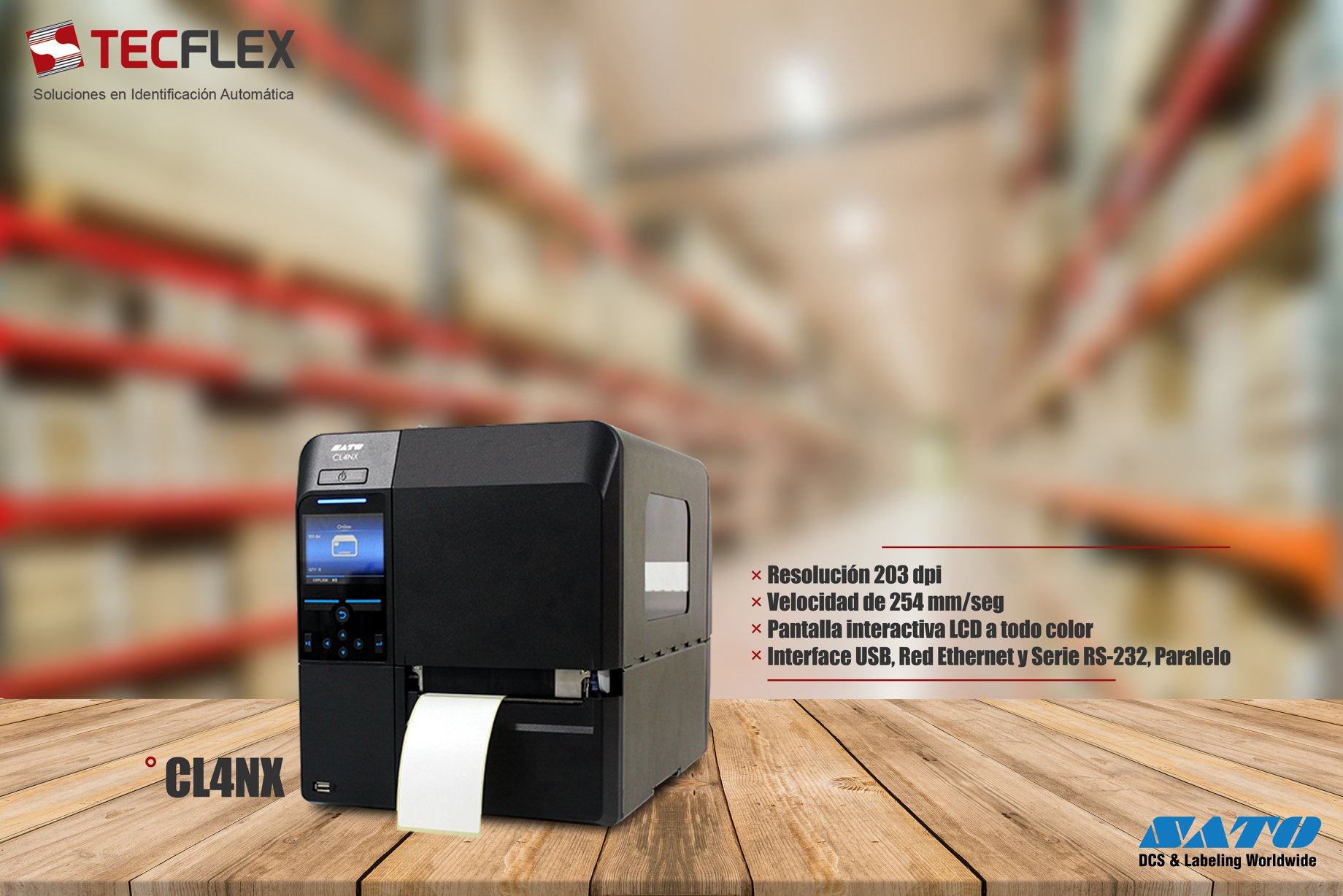 Tecflex - 📌 La primera impresora de etiquetas industrial...