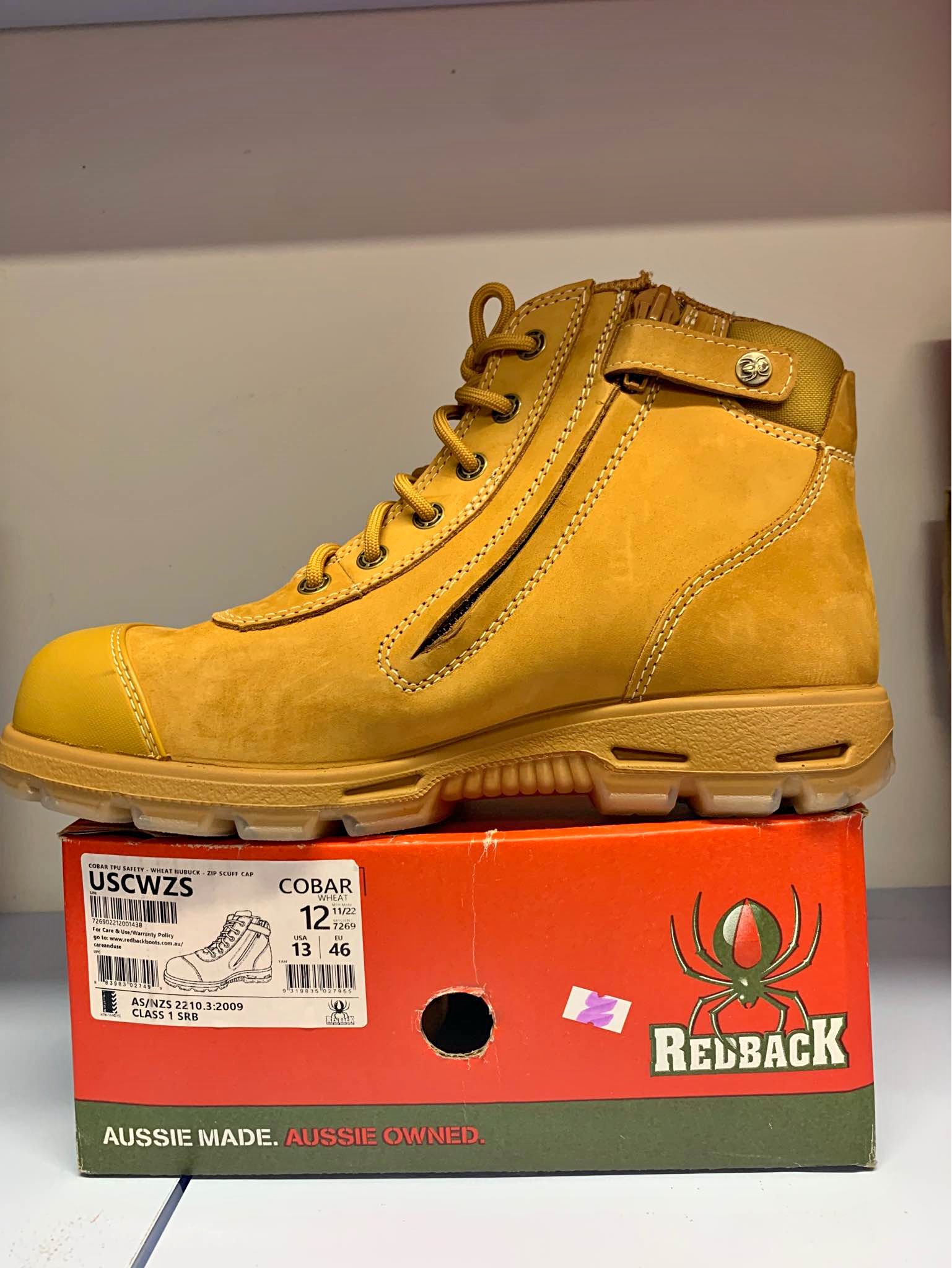 RedBack - USCWZS - Safety Zip Boots - 5 - Boots - Gold Coast ...