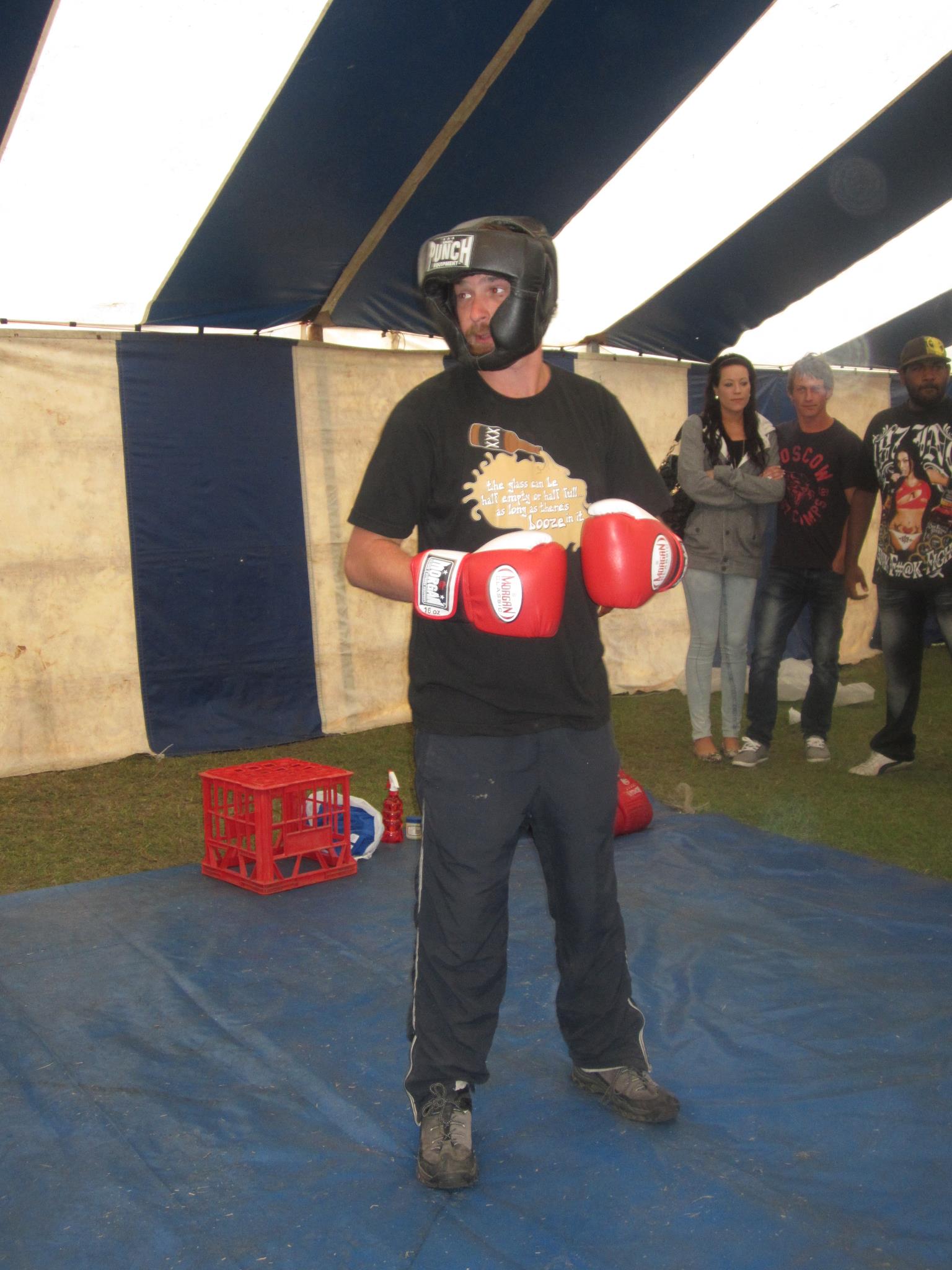 Blue Ribbons Boxing Tent