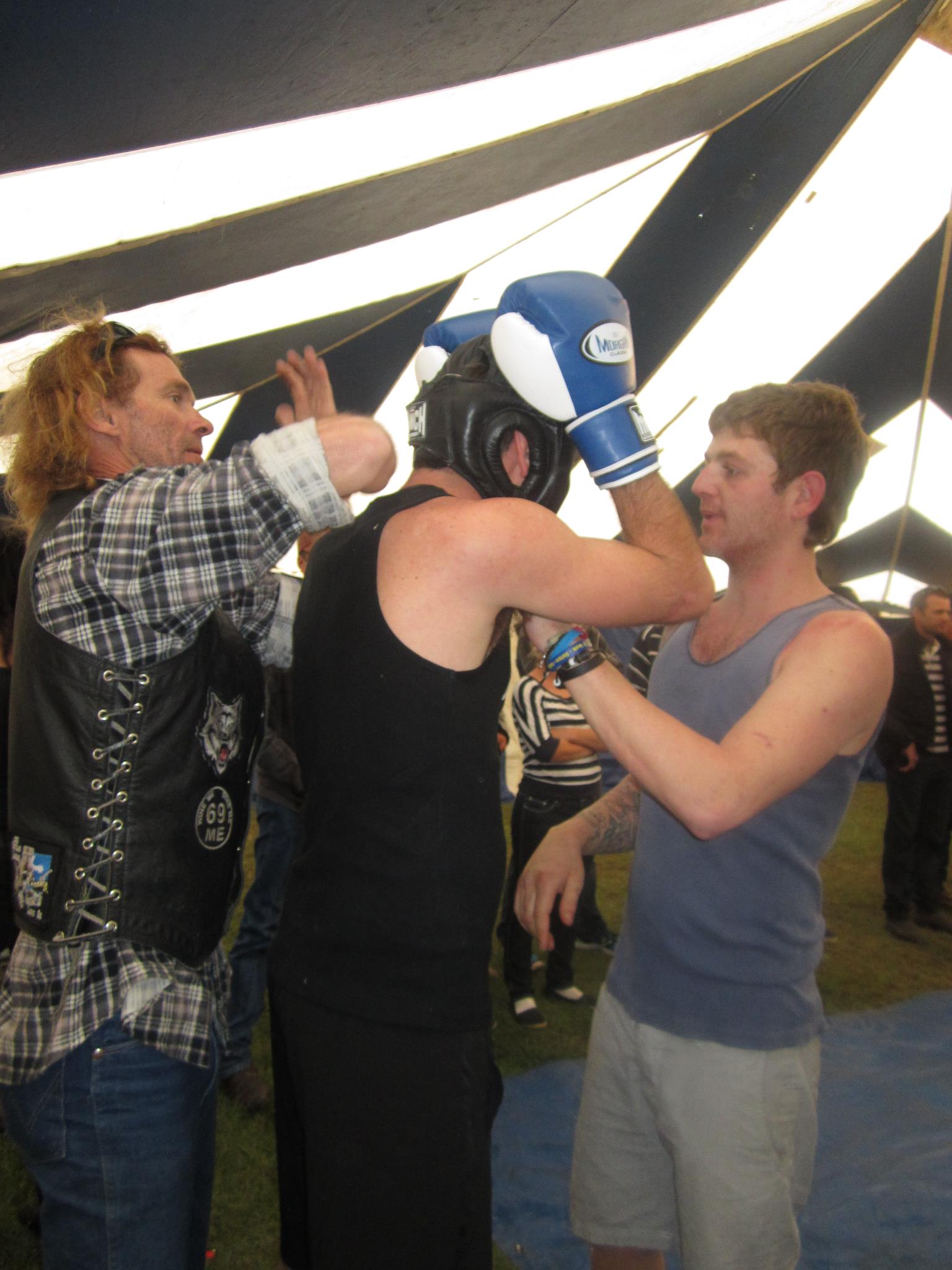 Blue Ribbons Boxing Tent