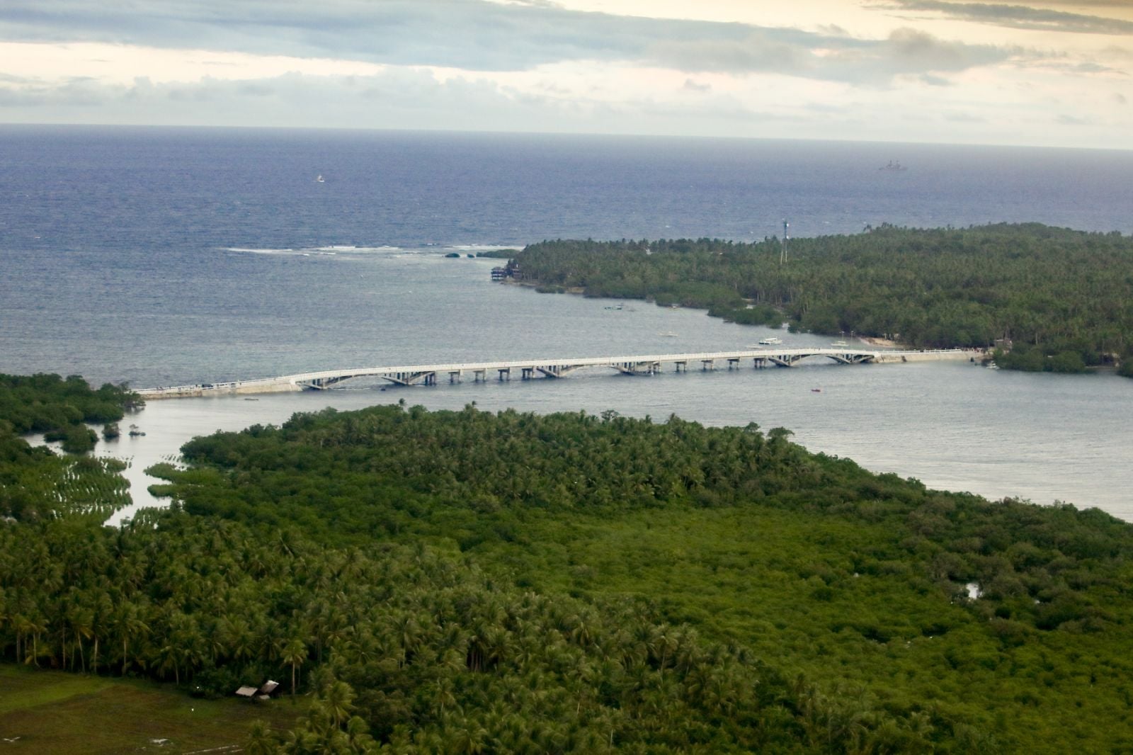 IN PHOTOS | An aerial photo shows... - PIA-Surigao del Norte