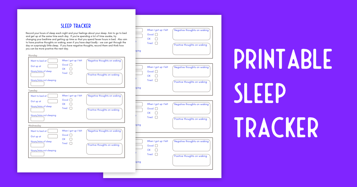 How to sleep better with printable... - Home Workout Plans | Facebook