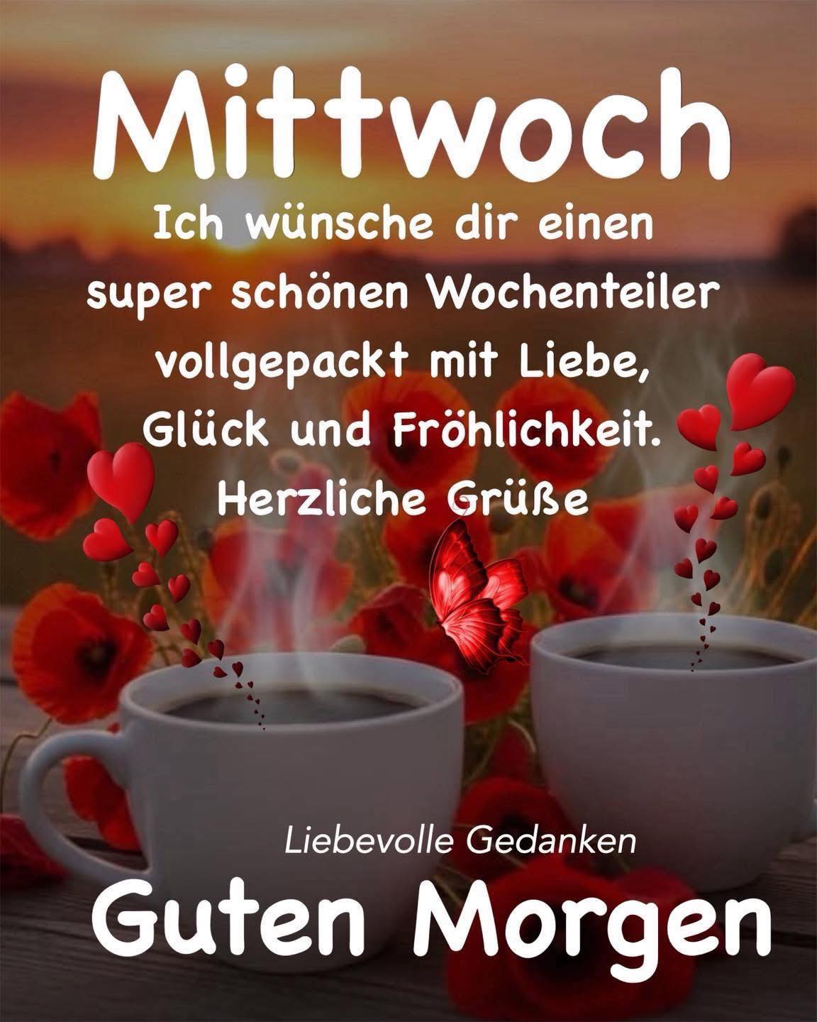 Guten Morgen Ich Wunsche Dir Einen Schonen Mittwoch