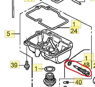 Float Bowl Drain Bolt Plug For Honda CRF250/450 Keihin FCR MX Carburetor | KX250F Part