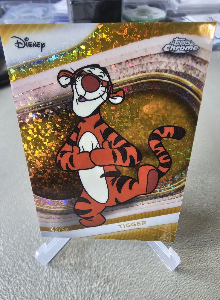 Topps Chrome Disney Tigger card release