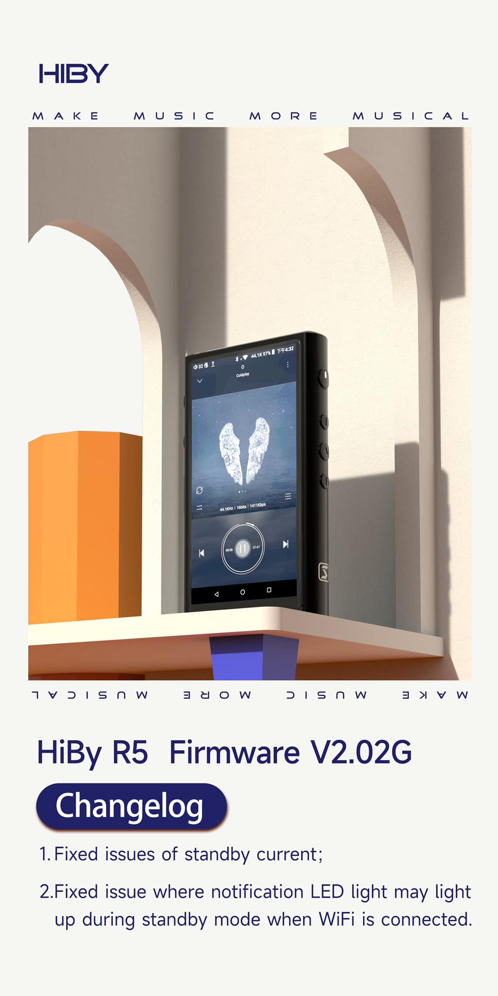 HiBy Music - 🙌 HiBy R5 and R5 Saber firmware update 2.02G... | Facebook