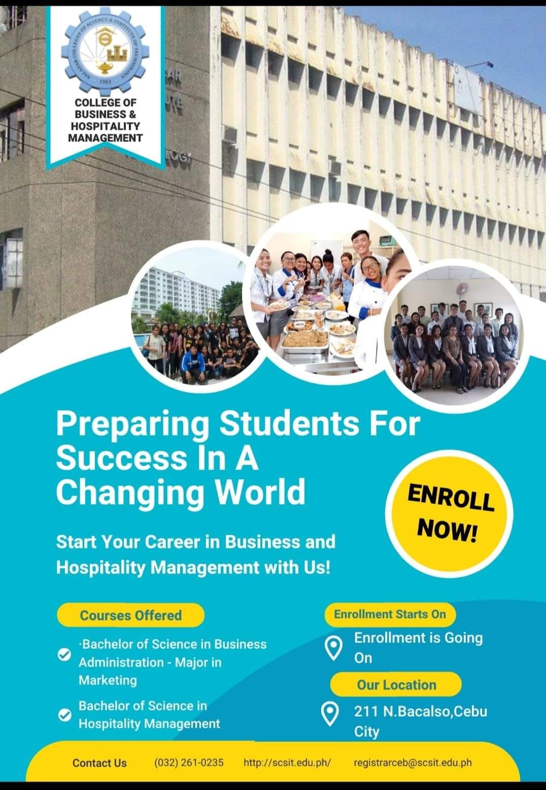 SCSIT Main Campus Hospitality Management | Cebu City
