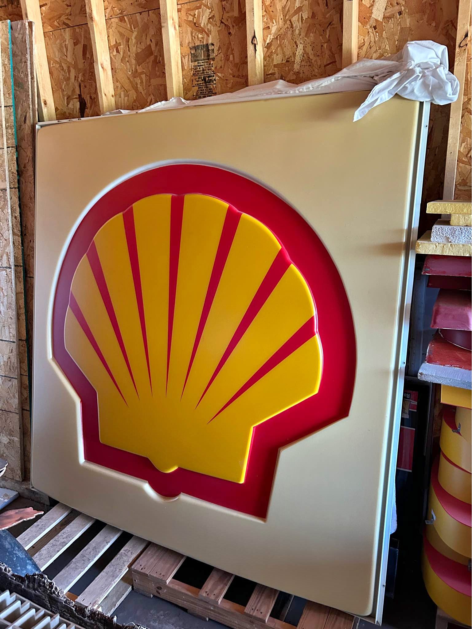 Shell Road Sign & Shell Letters with Frame - Plaques & Signs - Spirit ...