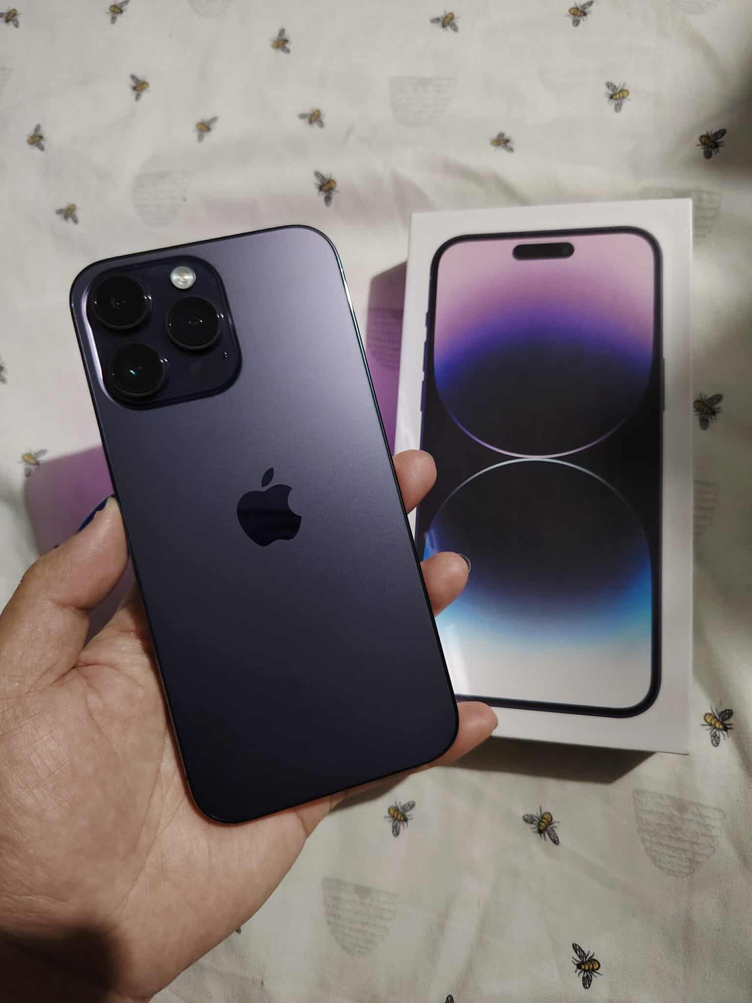 iPhone 14 Pro Max 128GB Deep Purple No Issue 100% Battery Health 