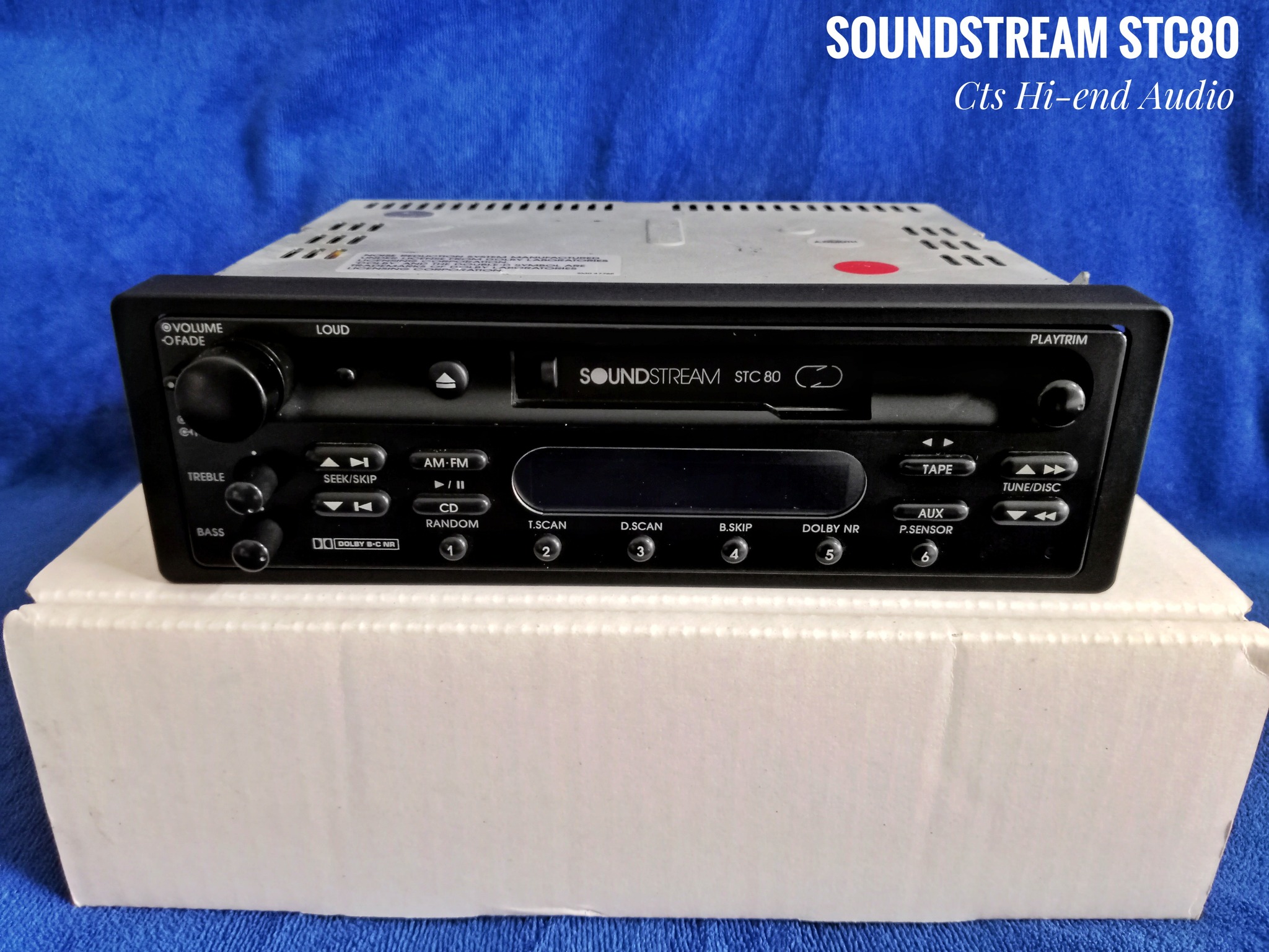サウンドストリーム　STC80 📼 Soundstream STC80 The perfection of the analog era.