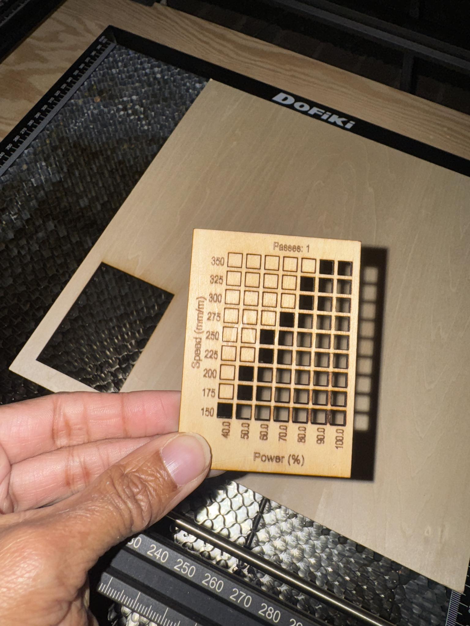 Importance of material testing for laser engraving
