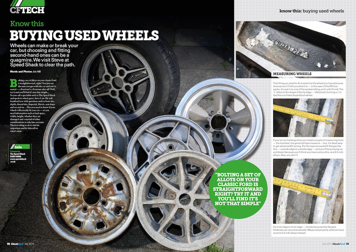 Classic Ford magazine - On the hunt for a set of used rims for your ...
